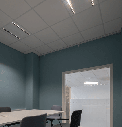 Ebba in a meeting room