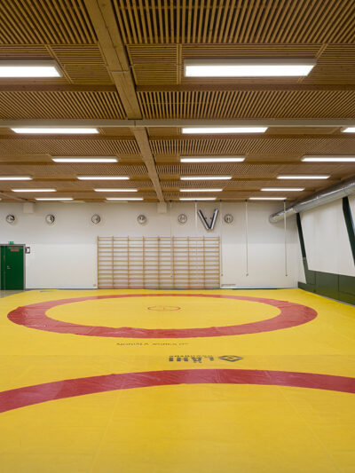 Airam Sport luminaire in the sports centre