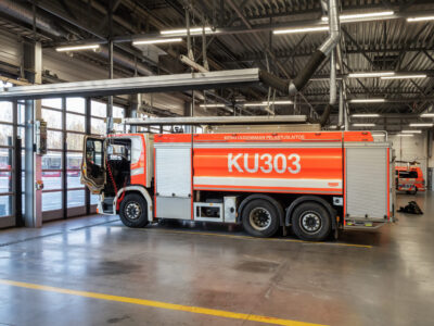 Airam carried out lighting calculations for the renovation of Vantaa joint fire station and delivered new luminaires to the site