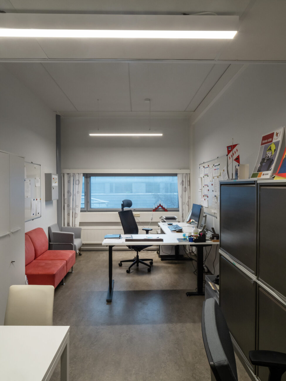 Airam carried out lighting calculations for the renovation of Vantaa joint fire station and delivered new luminaires to the site