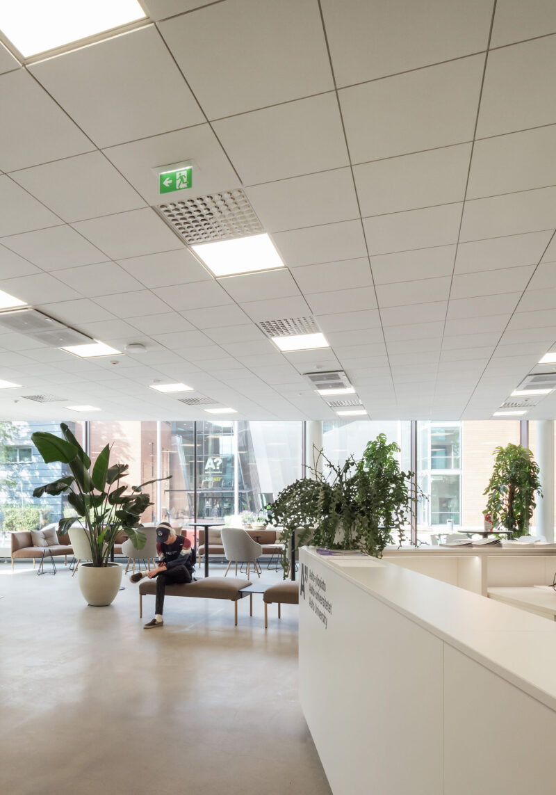 Airam luminaires in Aalto University premises