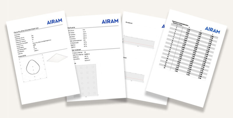 Airam FastCalc PDF document
